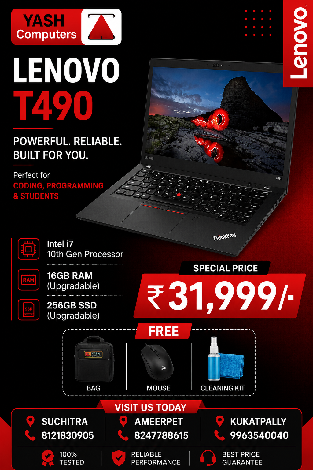 Lenovo ThinkPad T490 (i7 10th Gen)